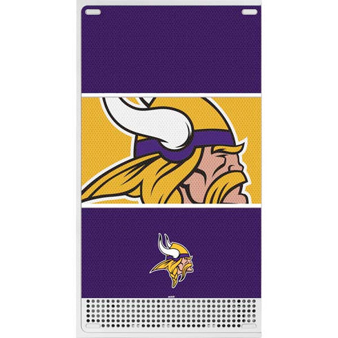 NFL Minnesota Vikings Zone Block Xbox Series S Console Skin
